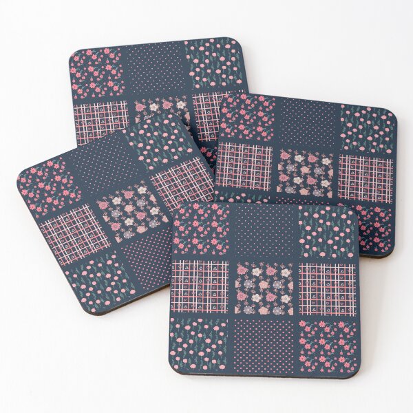 Item preview, Floral Patchwork Pattern designed and sold by Grace & Light Art .