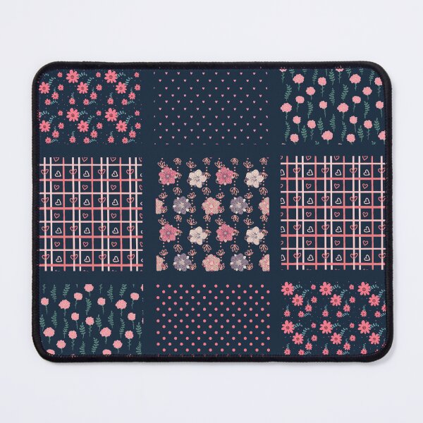 Item preview, Floral Patchwork Pattern designed and sold by Grace & Light Art .