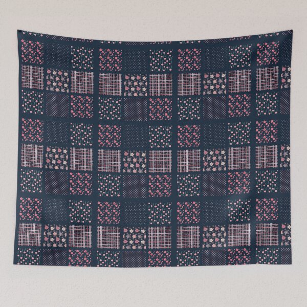 Item preview, Floral Patchwork Pattern designed and sold by Grace & Light Art .