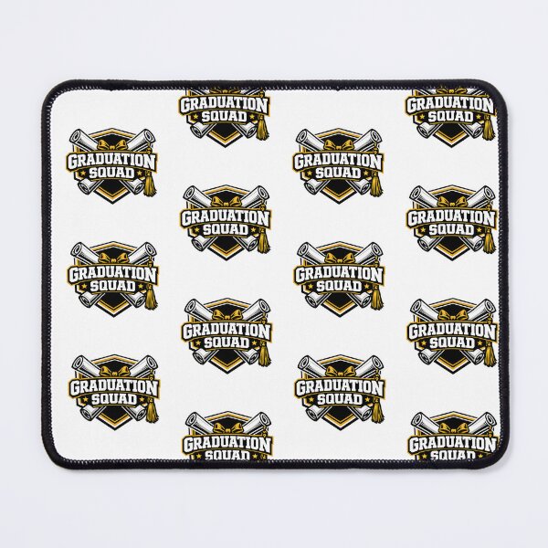 Item preview, Graduation badge design featuring scrolls and tassel with bold text, AI Generated designed and sold by dvoevnore.