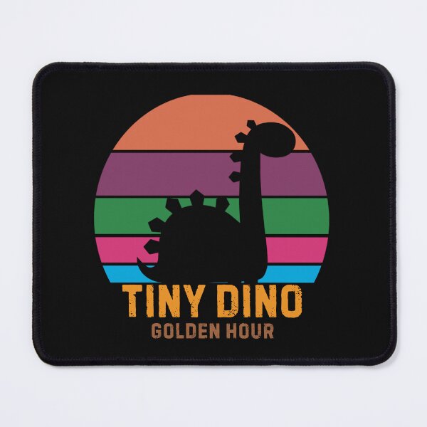 Item preview, Tiny Dino Golden Hour Retro Sunset Dinosaur Silhouette Aesthetic Cute Dino Shirt designed and sold by HOUSE OF TIST.