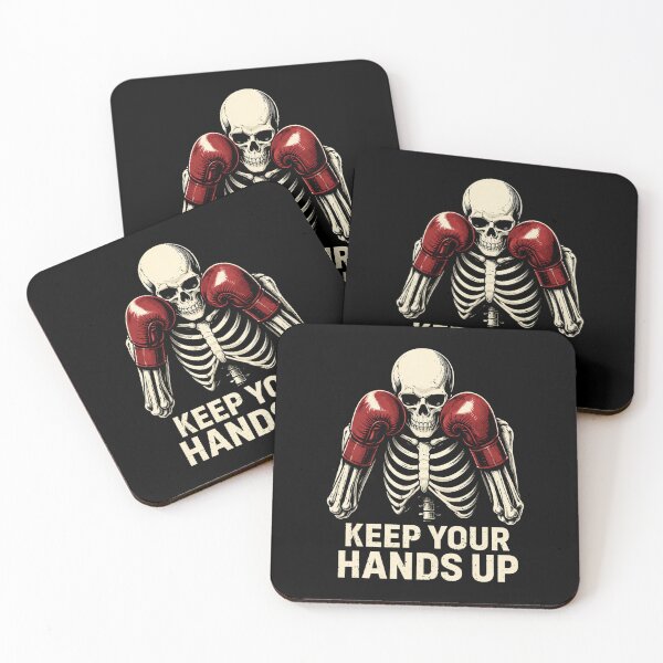 Item preview, Keep Your Hands Up - Skeleton Boxer Illustration designed and sold by EXILE Art Co.