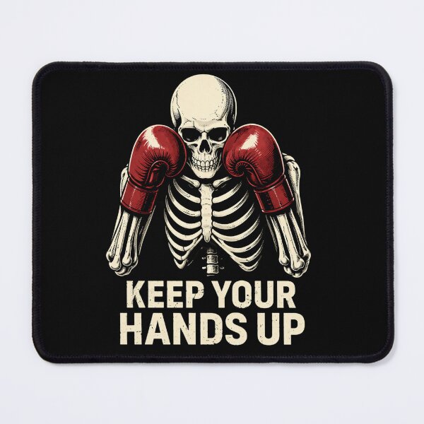 Item preview, Keep Your Hands Up - Skeleton Boxer Illustration designed and sold by EXILE Art Co.