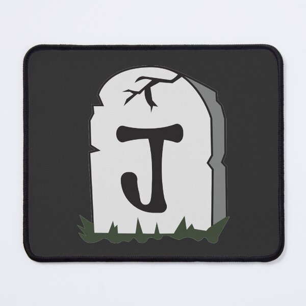 Item preview, Spooky Letter J – Graveyard Alphabet Initial Sticker (Skeletal Font) designed and sold by 313FILES.
