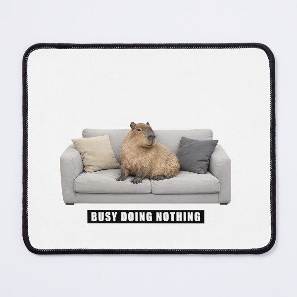 Item preview, Capybara Busy Doing Nothing Shirt designed and sold by AggyCreatif.