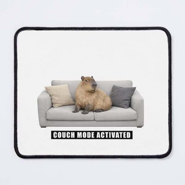 Item preview, Capybara Couch Mode Activated Shirt designed and sold by AggyCreatif.