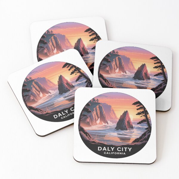 Item preview, Daly City California: Coastal Sunset  designed and sold by CircinusStore.