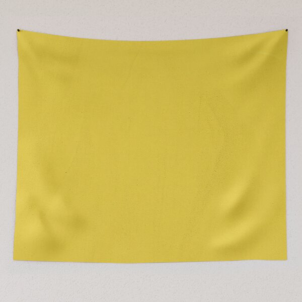Item preview, Minimalist Lemon Yellow Solid Color | Bright Cheerful Art designed and sold by Midnight Veil Designs.