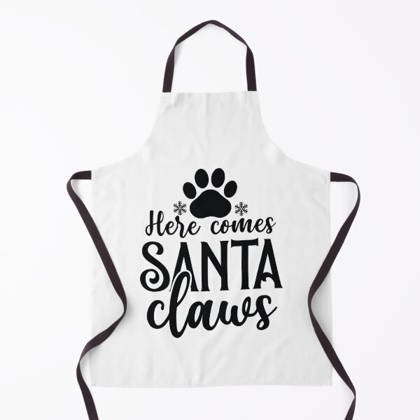 Item preview, Here Comes Santa Claws Funny Cat Quote - Sarcastic Feline Holiday Gift designed and sold by FuzionRaptor.