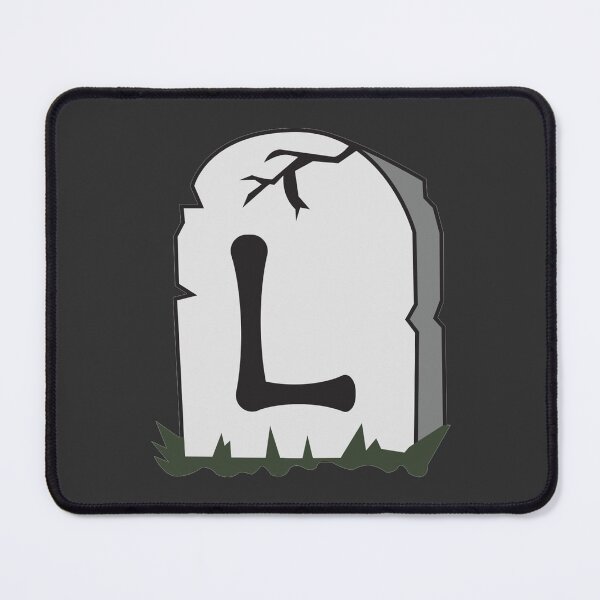 Item preview, Spooky Letter L – Graveyard Alphabet Initial Sticker (Skeletal Font) designed and sold by 313FILES.