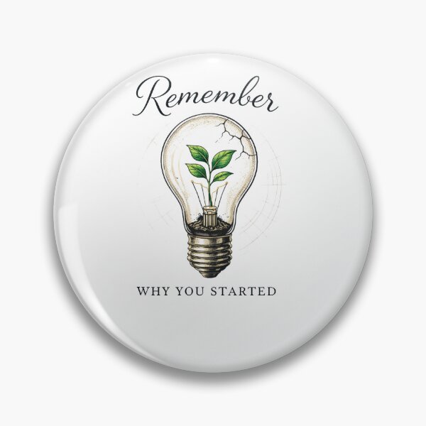 Item preview, Remember Why You Started Motivation T-Shirt - Growth Mindset Art designed and sold by ascendzero.