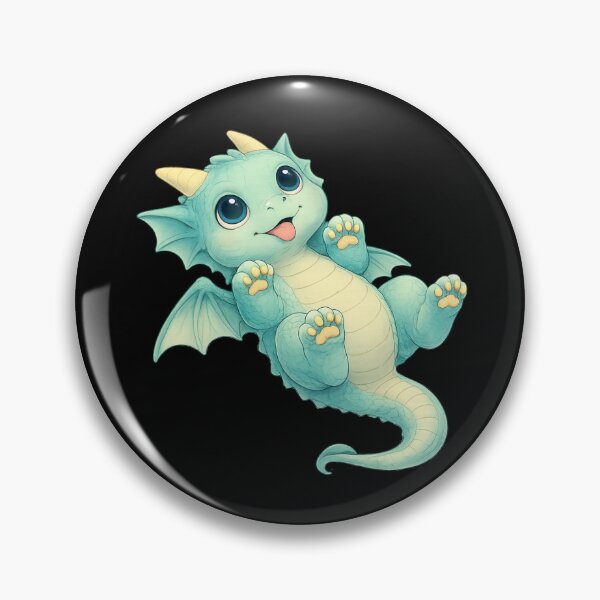 Item preview, Cute Baby Dragon Chibi – Kawaii Fantasy Creature designed and sold by Hatchling Hollow.