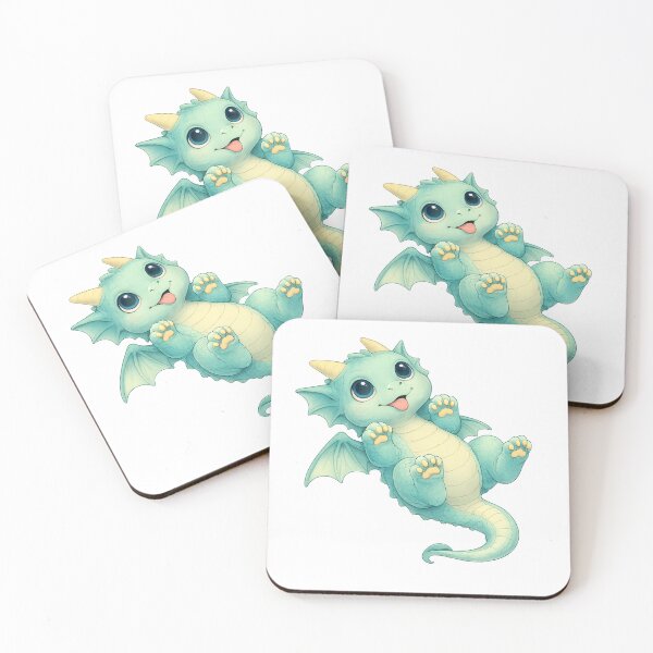 Item preview, Cute Baby Dragon Chibi – Kawaii Fantasy Creature designed and sold by Hatchling Hollow.