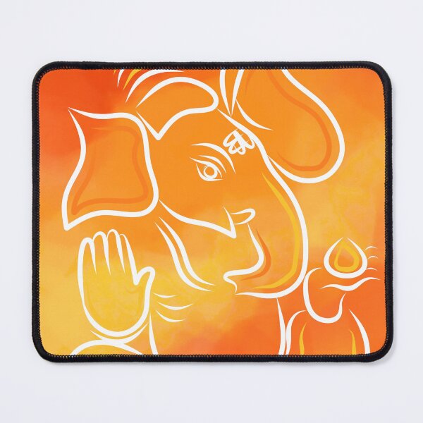 Item preview, Lord Ganesha digital art designed and sold by CanvasCharmHub.