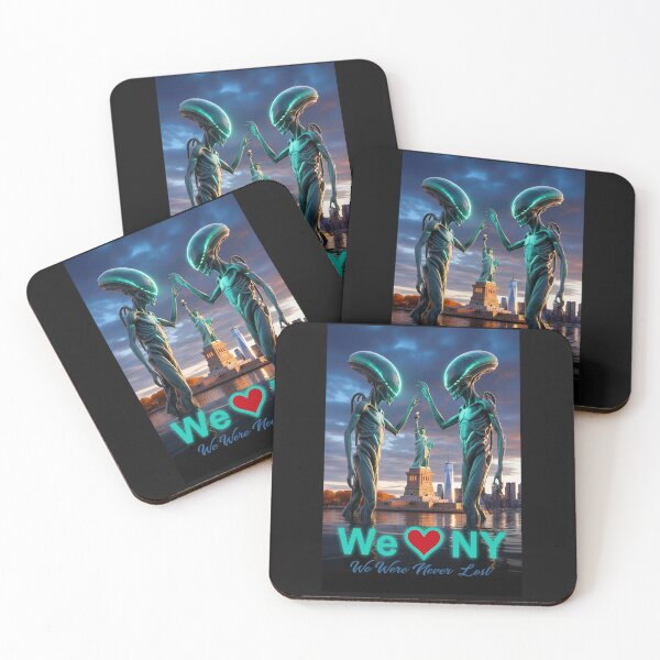 Item preview, We Love NY - Aliens are Here to Stay designed and sold by DBM Photo Art 1.