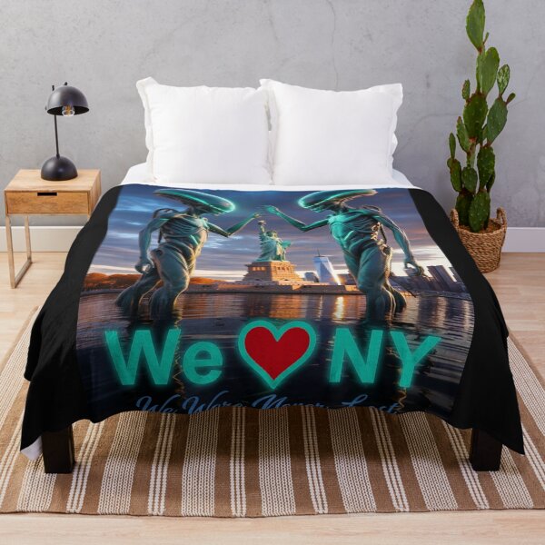 Item preview, We Love NY - Aliens are Here to Stay designed and sold by DBM Photo Art 1.