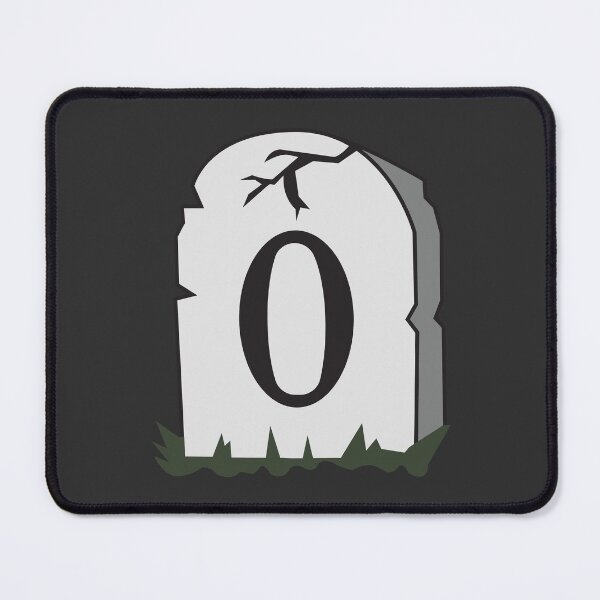 Item preview, Spooky Letter O – Graveyard Alphabet Initial Sticker (Skeletal Font) designed and sold by 313FILES.