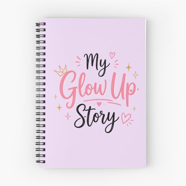 Item preview, My Glow Up Story Cute Aesthetic Quote Design | Self Love Motivation Pink Typography Art designed and sold by Sanika arts .