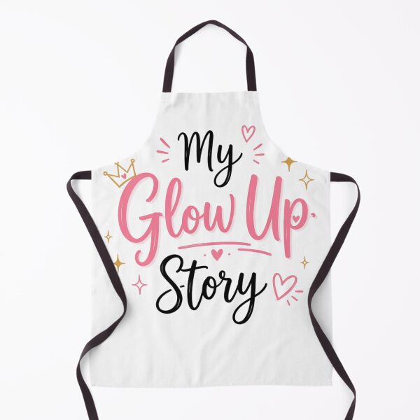 Item preview, My Glow Up Story Cute Aesthetic Quote Design | Self Love Motivation Pink Typography Art designed and sold by Sanika arts .