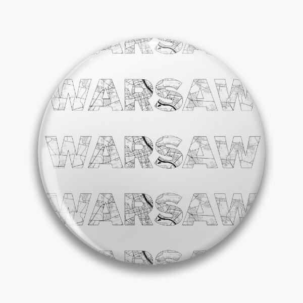 Item preview, Warsaw Topographic Map designed and sold by the-craft-shop.