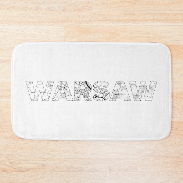 Item preview, Warsaw Topographic Map designed and sold by the-craft-shop.