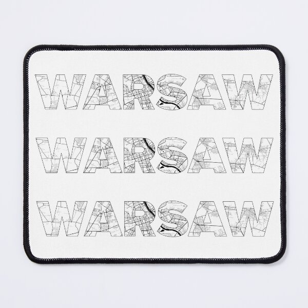 Item preview, Warsaw Topographic Map designed and sold by the-craft-shop.