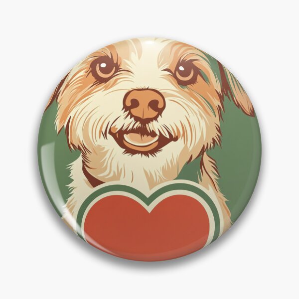 Item preview, Rescue Dog Heart designed and sold by Pawffeine.