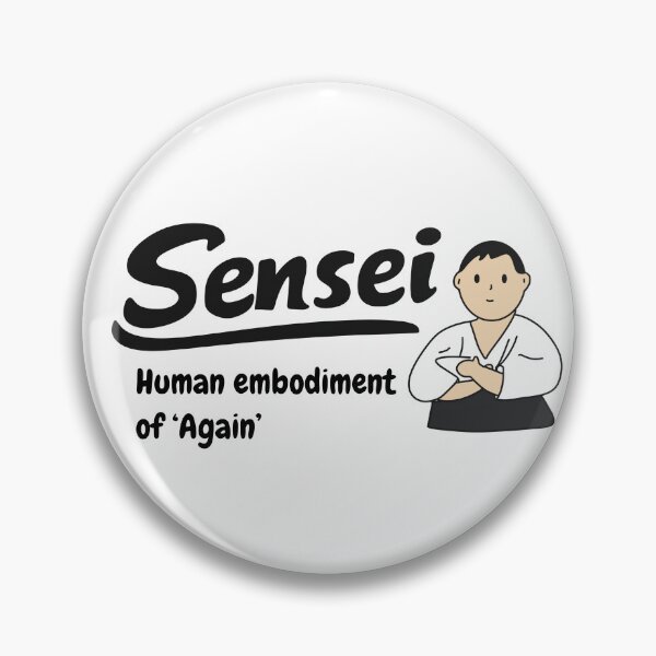 Item preview, Aikido Words - Sensei designed and sold by The Dotted Brush.