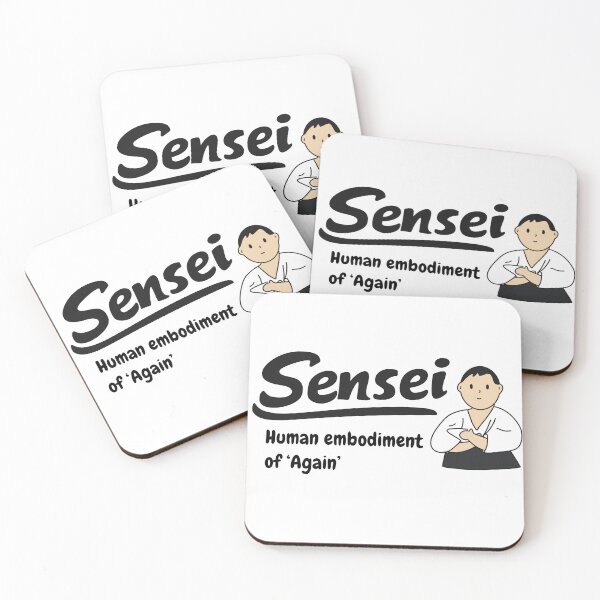 Item preview, Aikido Words - Sensei designed and sold by The Dotted Brush.