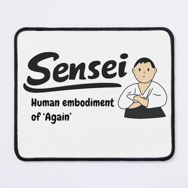 Item preview, Aikido Words - Sensei designed and sold by The Dotted Brush.