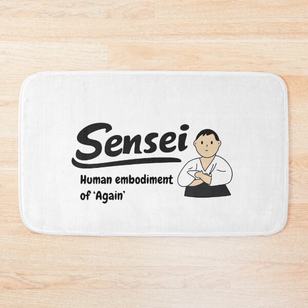 Item preview, Aikido Words - Sensei designed and sold by The Dotted Brush.