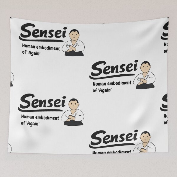 Item preview, Aikido Words - Sensei designed and sold by The Dotted Brush.