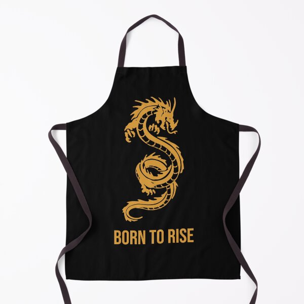 Item preview, Born to Rise Dragon – Minimal Gold Asian Dragon Aesthetic Design designed and sold by AM.87.