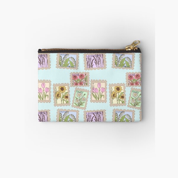 Item preview, Vintage Floral Postage Stamps designed and sold by DragonsHoard07.