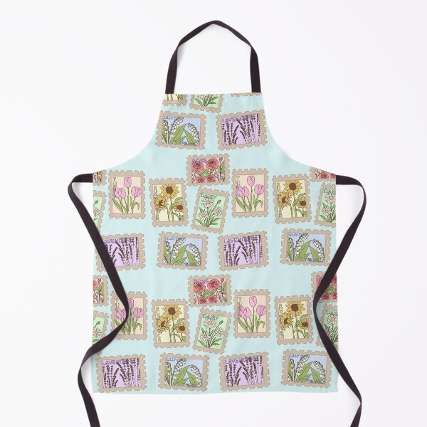 Item preview, Vintage Floral Postage Stamps designed and sold by DragonsHoard07.