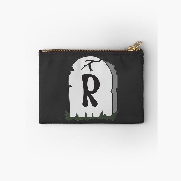 Item preview, Spooky Letter R – Graveyard Alphabet Initial Sticker (Skeletal Font) designed and sold by 313FILES.
