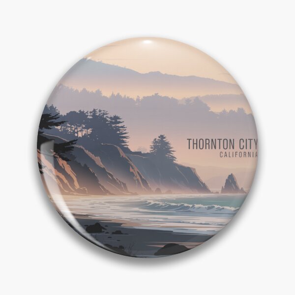 Item preview, Thornton Beach California: Pastel Sunset Illustration designed and sold by CircinusStore.