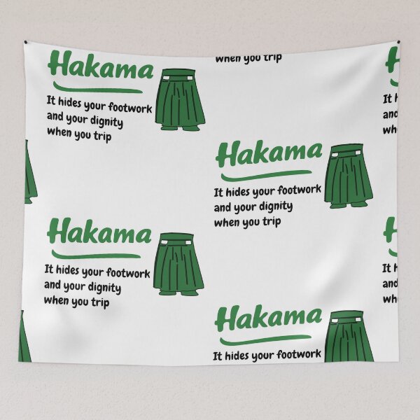 Item preview, Aikido Words - Hakama designed and sold by The Dotted Brush.