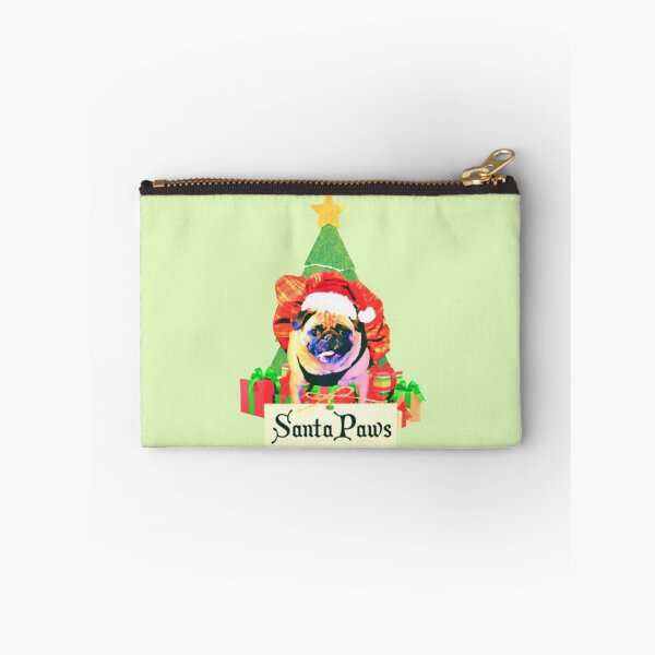 Item preview, santa paws pug designed and sold by trinketgal.