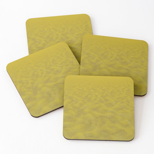 Item preview, Minimalist Chartreuse Yellow Sand Dunes | Vibrant Desert Texture Art designed and sold by Midnight Veil Designs.