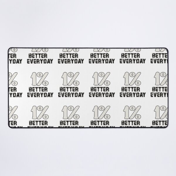 Item preview, 1 Percent Better Everyday Motivational Typography designed and sold by ArtdesignsA.
