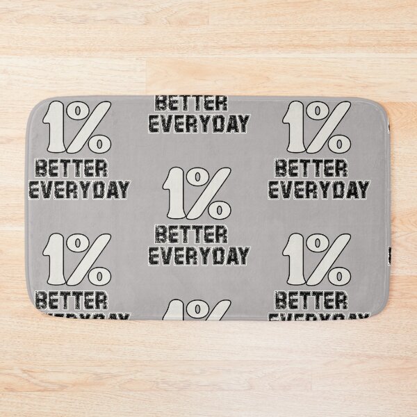 Item preview, 1 Percent Better Everyday Motivational Typography designed and sold by ArtdesignsA.