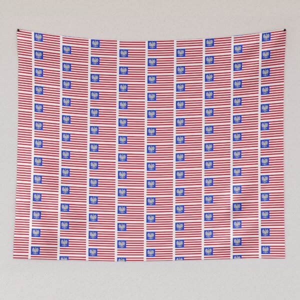 Item preview, Polish American Flag designed and sold by the-craft-shop.