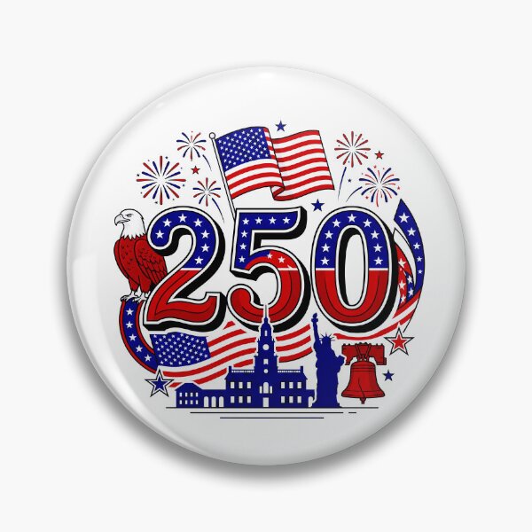 Item preview, Patriotic 250 USA Design with Eagle and Fireworks designed and sold by Ovitees.