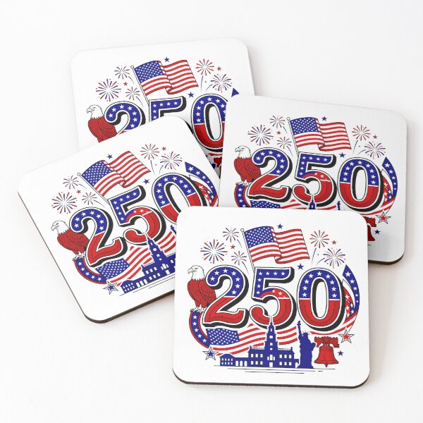Item preview, Patriotic 250 USA Design with Eagle and Fireworks designed and sold by Ovitees.