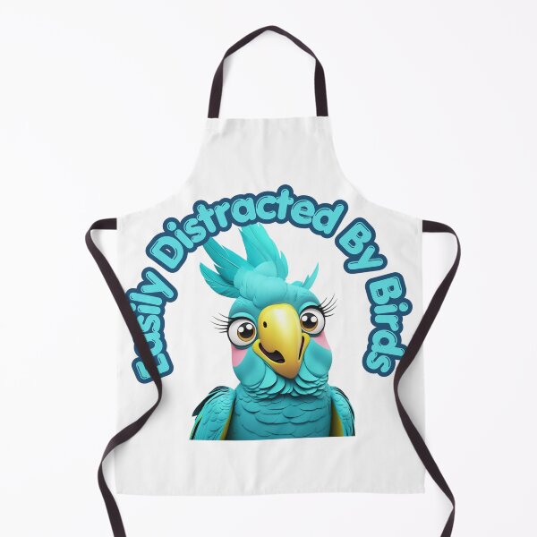 Item preview, Easily Distracted By Birds: Cute Cartoon Cockatoo Funny Bird Lover Design designed and sold by Max Store.