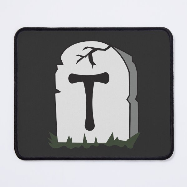 Item preview, Spooky Letter T – Graveyard Alphabet Initial Sticker (Skeletal Font) designed and sold by 313FILES.