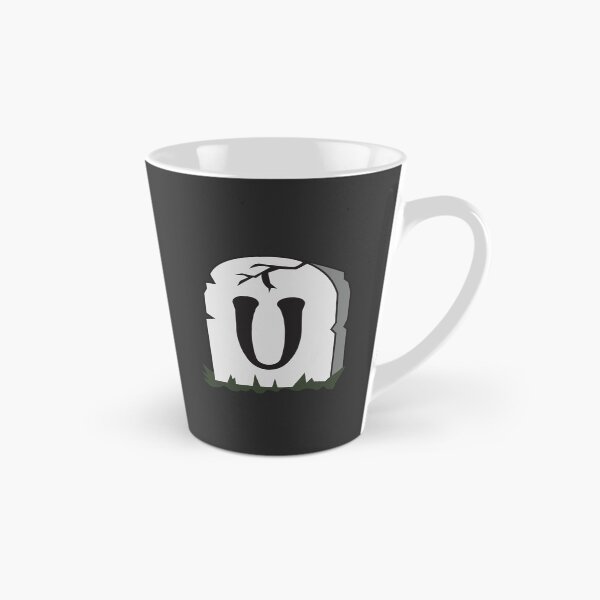 Item preview, Spooky Letter U – Graveyard Alphabet Initial Sticker (Skeletal Font) designed and sold by 313FILES.