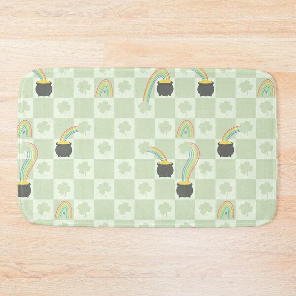 Item preview, St. Patrick's Day Pattern with Rainbows and Pots of Gold designed and sold by DragonsHoard07.