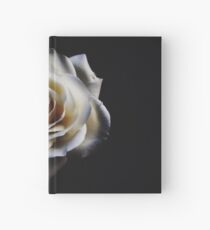 Classic white rose Hardcover Journal